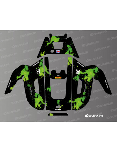 Sticker Monster Edition (Green) - Mammotion YUKA lawnmower robot - Idgrafix