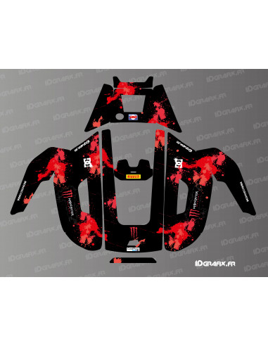 Sticker Monster Edition (Red) - Mammotion YUKA lawnmower robot - Idgrafix