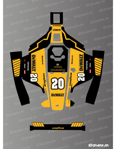 Aufkleber Dewalt Nascar Edition - Mammotion LUBA 1 Mähroboter - Idgrafix