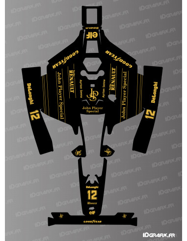 Adesivo John Player Special F1 - Rasaerba robotizzato Mammotion LUBA 2