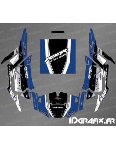 Holz Edition Decoration Kit (Blue) - IDgrafix - Polaris RZR 1000 Turbo - Idgrafix