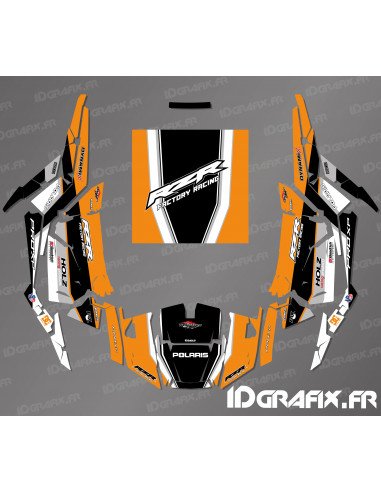 Holz Edition Decoration Kit (Orange) - IDgrafix - Polaris RZR 1000 Turbo