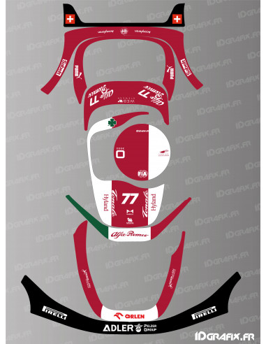 Alfa Romeo Edition Sticker - Segway Navimow i105E - i108E Lawnmower Robot