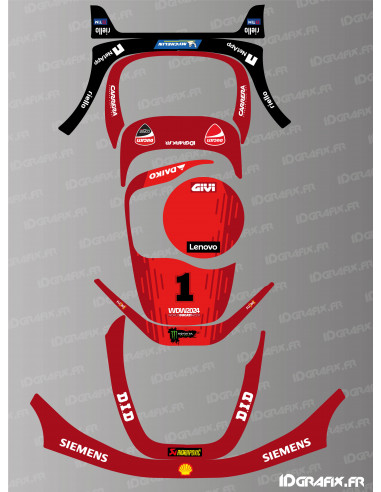 Sticker Ducati Edition - Robot de tonte Segway Navimow i105E - i108E -  Idgrafix