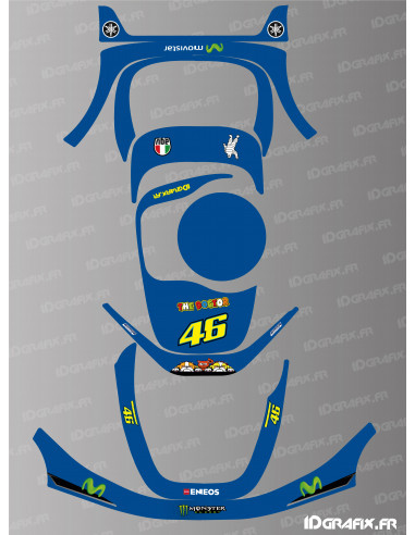 Rossi Edition Sticker - Segway Navimow i105E - i108E Robot Lawnmower