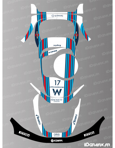 Adesivo Martini F1 Edition - Segway Navimow i105E - Robot rasaerba i108E