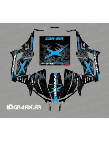 Kit de decoració de la sèrie Starline (blau) - Idgrafix - Can Am 1000 Maverick - Idgrafix