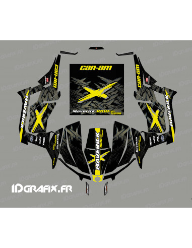 Kit décoration Starline series (Jaune) - Idgrafix - Can Am 1000 Maverick -  Idgrafix