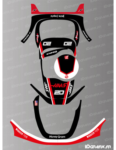 Sticker Haas F1 Edition - Robot de tonte Segway Navimow i105E - i108E -  Idgrafix