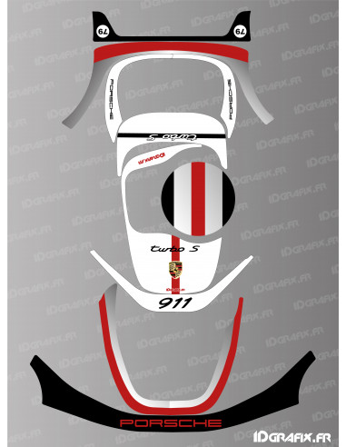 Sticker Porsche 911 Turbo S Edition - Robot de tonte Segway Navimow i105E - i108E -  Idgrafix