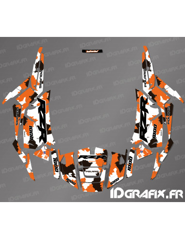 Camo Edition decoration kit (Orange) - IDgrafix - Polaris RZR 1000 S/XP - Idgrafix