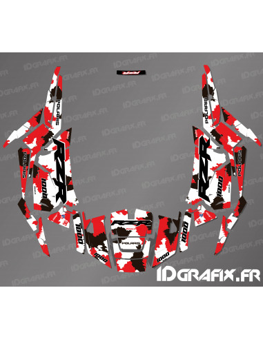 Kit decorazione Camo Edition (Rosso) - IDgrafix - Polaris RZR 1000 S/XP - Idgrafix