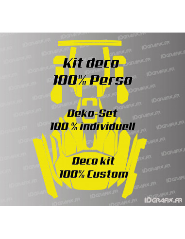 100 % personalisierter Aufkleber – KRESS RTK Robotermäher – KR 133E / KR 136E / KR 233E / KR 236E – Idgrafix