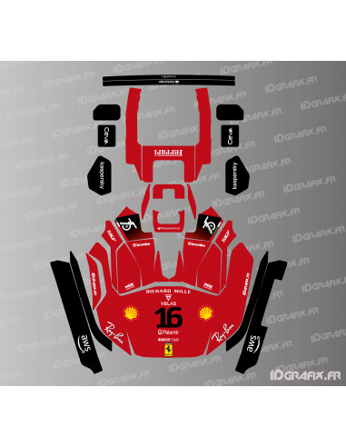 Adesivo Scuderia 2024 F1 Edition - Robot rasaerba KRESS RTK - KR 133E / KR 136E / KR 233E / KR 236E - Idgrafix