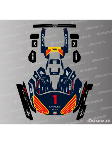 Sticker Honda F1 Edition - KRESS RTK robotic mower - KR 133E / KR 136E / KR 233E / KR 236E - Idgrafix