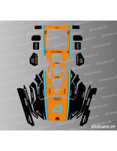 Adesivo MC Laren F1 Edition - Robot rasaerba KRESS RTK - KR 133E / KR 136E / KR 233E / KR 236E - Idgrafix