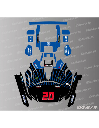 Sticker Quartararo MotoGP Edition - KRESS RTK robotic mower - KR 133E / KR 136E / KR 233E / KR 236E - Idgrafix