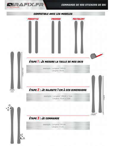 Pegatinas Edición Mármol para SKI - Idgrafix