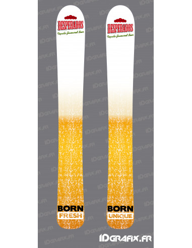 Stickers Desperados pour SKI -  Idgrafix