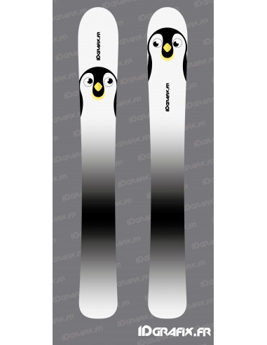 Penguin stickers for SKI - Idgrafix