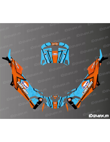 Dekorationsset Gulf Edition – Idgrafix – Can Am Maverick X3 R – Idgrafix