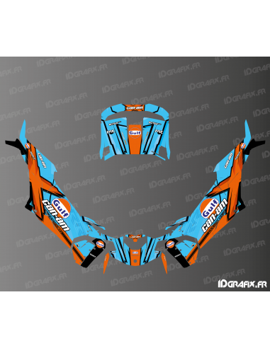 Dekorationsset Gulf Edition – Idgrafix – Can Am Maverick X3 R – Idgrafix