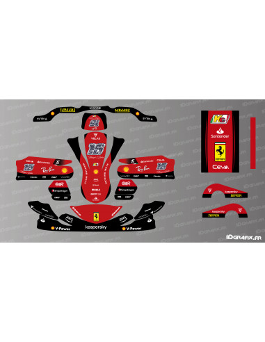 100% Personalized Deco Kit for Karting Parolin OKJ KZ - Idgrafix