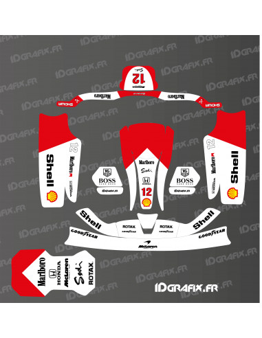 Kit déco Mc Laren Vintage pour Karting KG CIK02 -  Idgrafix