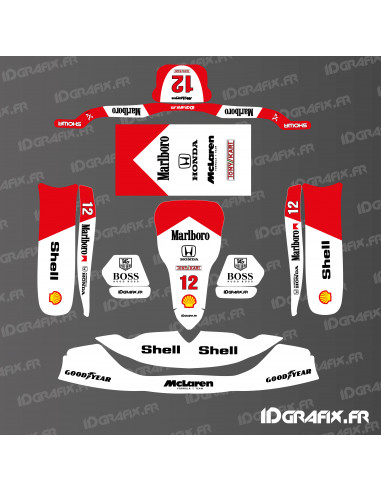 copy of Kit grafico McLaren Vintage Edition per Karting Tony Kart M4