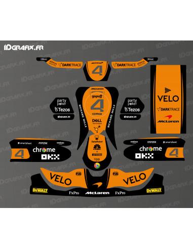 F1-series MC Laren deco kit for CRG Karting - SODI - KG 508 - Idgrafix