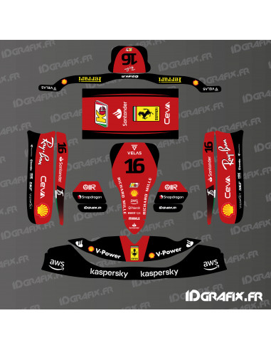 Kit déco Scuderia F1 Edition pour Karting Tony Kart M6 -  Idgrafix