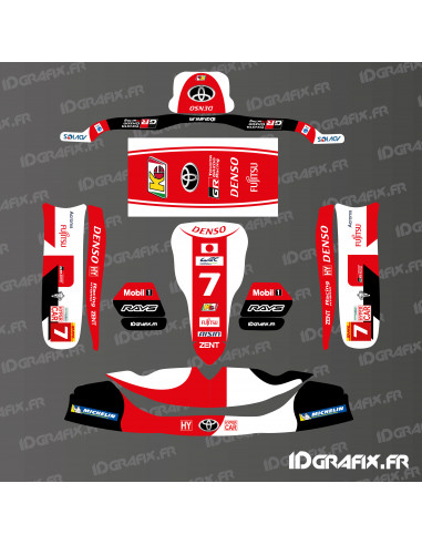 Kit de decoración Toyota Le Mans Edition para Karting Tony Kart M6 - Idgrafix