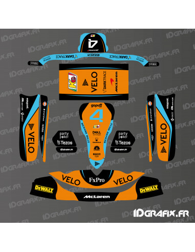 Mc Laren F1 Edition Deko-Set für Kart Tony Kart M6 – Idgrafix