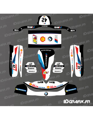 BMW Edition deco kit for Tony Kart M6 Karting - Idgrafix