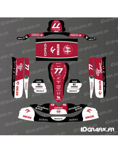 Kit grafiche Alfa Romeo Edition per Karting Tony Kart M6 - Idgrafix