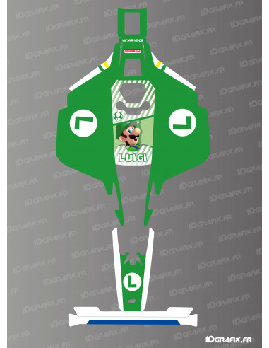 Sticker Luigi Edition - Robot de tonte Mammotion LUBA 2 X -  Idgrafix