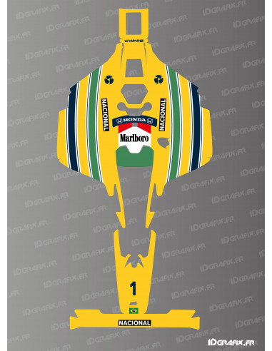 Adesivo Senna Edition - Robot tagliaerba Mammotion LUBA 2 X - Idgrafix