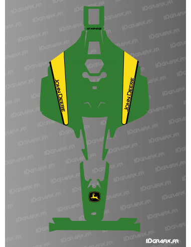 Adhesivo de la edición John Deere: robot cortacésped Mammotion LUBA 2 X - Idgrafix