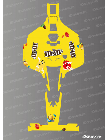 Adhesivo de edición Nascar de M&M: robot cortacésped Mammotion LUBA 2 X - Idgrafix