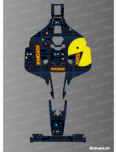 Pegatina de la edición Pacman: robot cortacésped Mammotion LUBA 2 X - Idgrafix