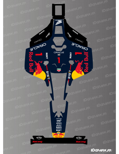 Adhesivo de la edición Honda F1 - Mammotion LUBA 2 X Cortadora de césped robot - Idgrafix