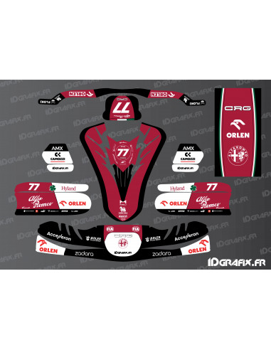 Kit déco Alfa Roméo Edition pour Karting TonyKart - OTK M11 -  Idgrafix