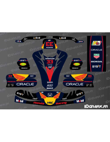 Kit déco Honda F1 Edition pour Karting TonyKart - OTK M11 -  Idgrafix