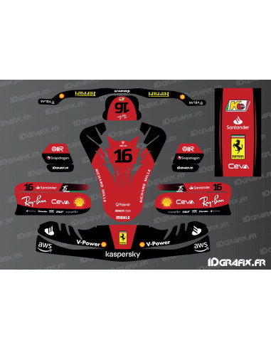 Kit déco Scuderia F1 Edition pour Karting TonyKart - OTK M11 -  Idgrafix