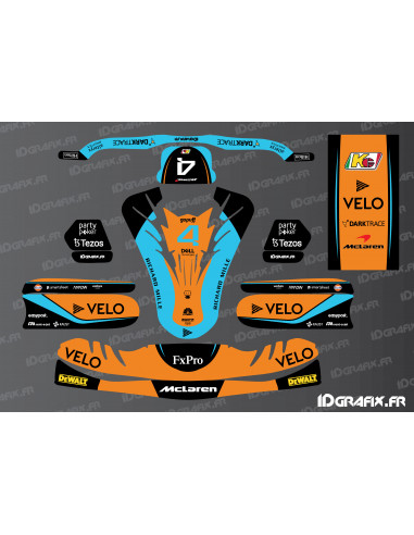 Kit decorativo Mc Laren F1 Edition para Karting TonyKart - OTK M11 - Idgrafix