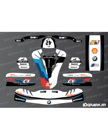 BMW Edition decoration kit for TonyKart Karting - OTK M11 - Idgrafix