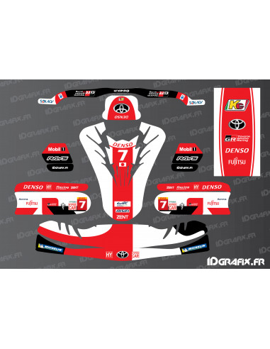 Kit déco Toyota Le Mans Edition pour Karting TonyKart - OTK M11 -  Idgrafix