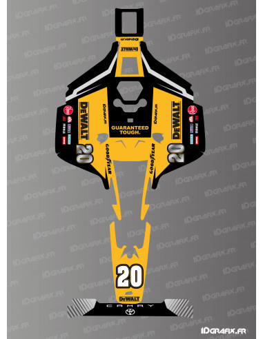 Adesivo Dewalt Nascar Edition - Robot tagliaerba Mammotion LUBA 2 X - Idgrafix