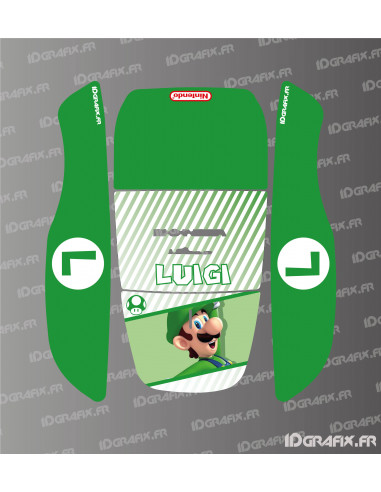 Sticker Luigi Edition - Honda Miimo HRM 1000-1500-2500 robotic mower - Idgrafix