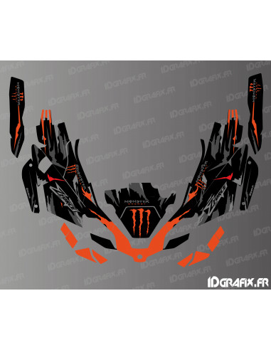 Kit di decorazione Monster full Edition (arancione) - Idgrafix - CF Moto ZForce Sport - Idgrafix